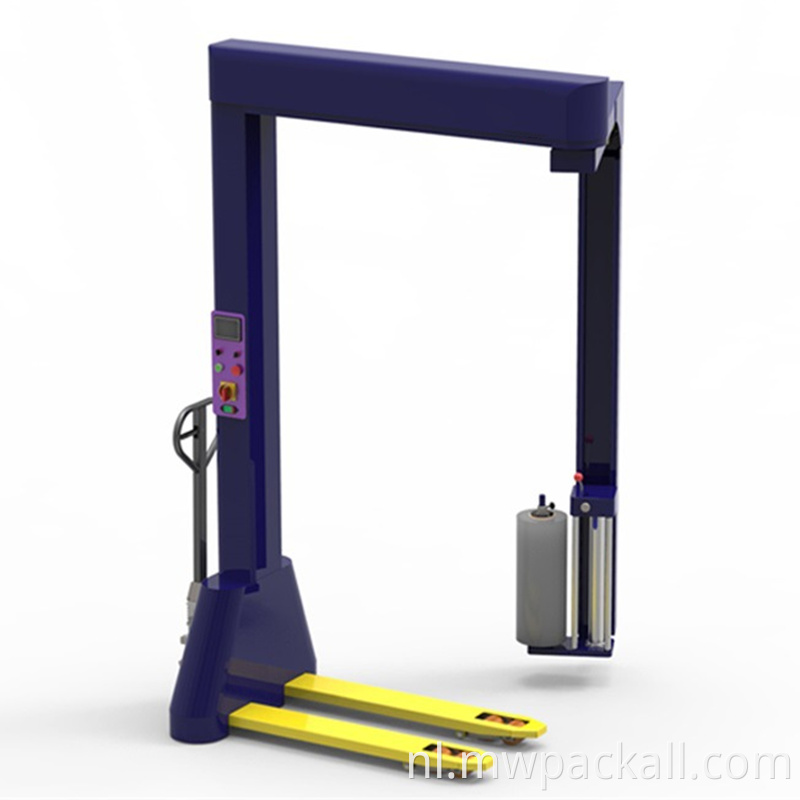 Volledig automatische vorkheftruck Rotary Wraping Packing Machine, Forklift Stretch Wrapper Machine